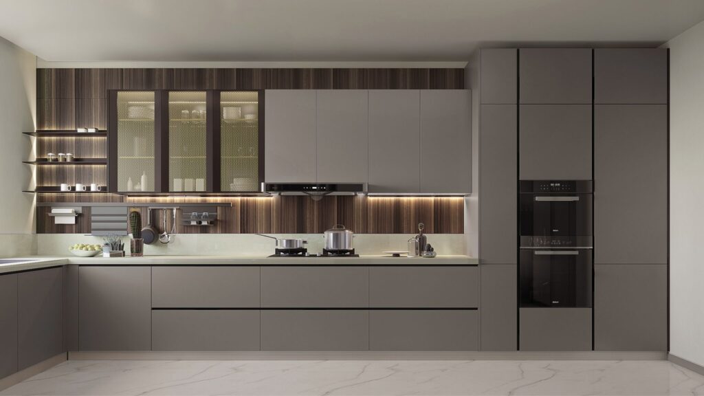 A Contemporary Kitchen by Kudos Interior Designs
