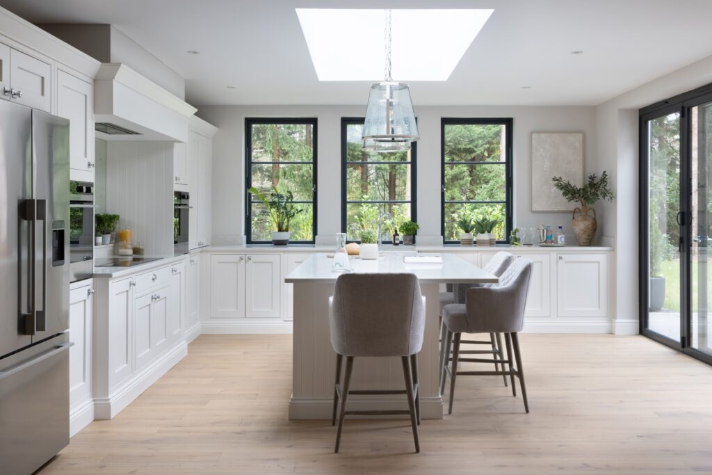 White Shaker Kitchen Harrow | Kudos Interior Designs