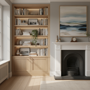 alcoves and bookcases in London