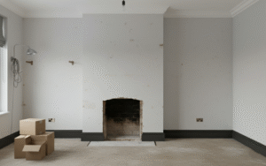 Living room transformation in London